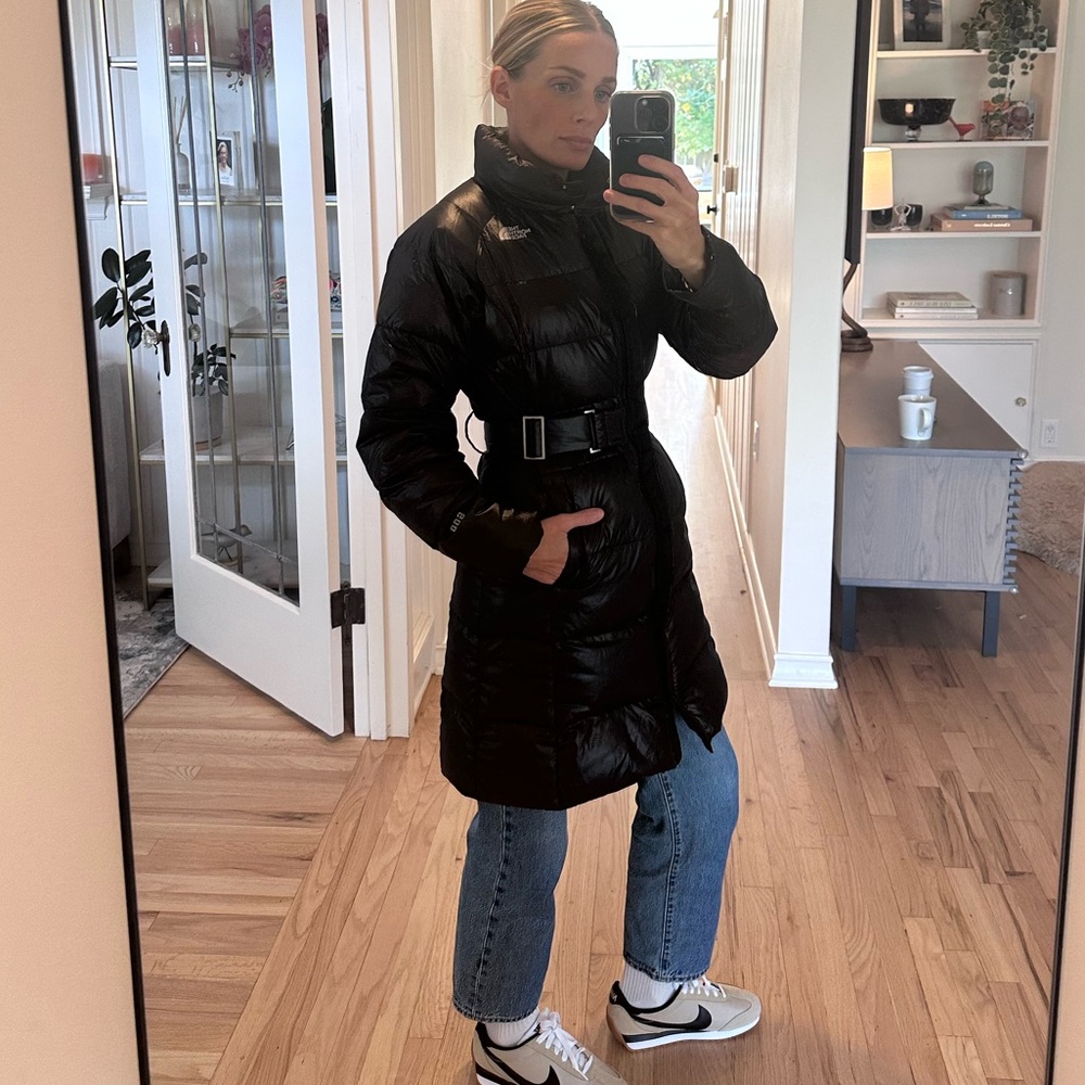 The North Face Women’s Belted Down Puffer Coat — XS, Black